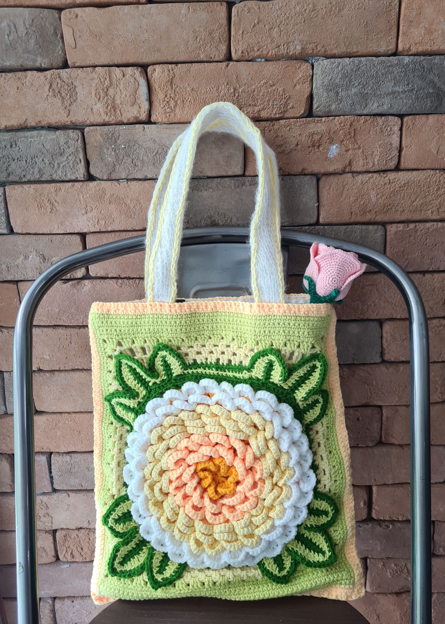 Crochet Bag (1 flower)